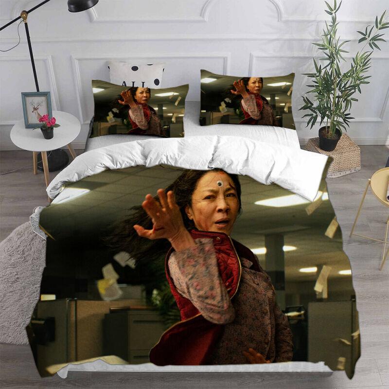 

Фильм «Все везде и сразу» 3D пододеяльник, комплект постельного белья, наволочка Single 135x200cm