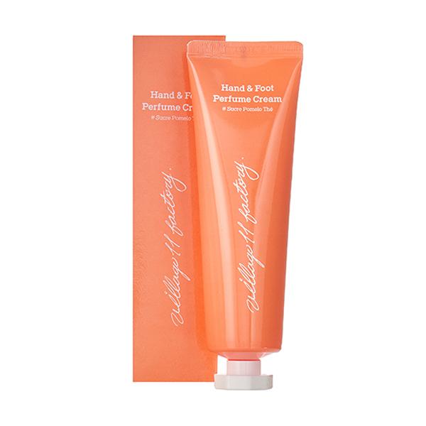 

Крем для рук и ног увлажняющий, парфюмированный, VILLAGE 11 FACTORY Hand & Foot Perfume Cream #Sucre Pomelo The, 100 мл,