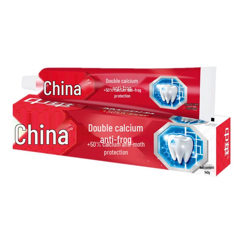 Zhonghua Double Calcium Toothpaste, Fruity Flavor