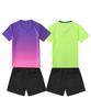 Kinder Fußballbekleidung Trikot Set für Jungen Trainings-Top und Hose Set Kurzärmlig Shorts Hose Feuchtigkeitstransport Schnelltrocknend Atmungsaktiv 120 [LUCKYLUAN]