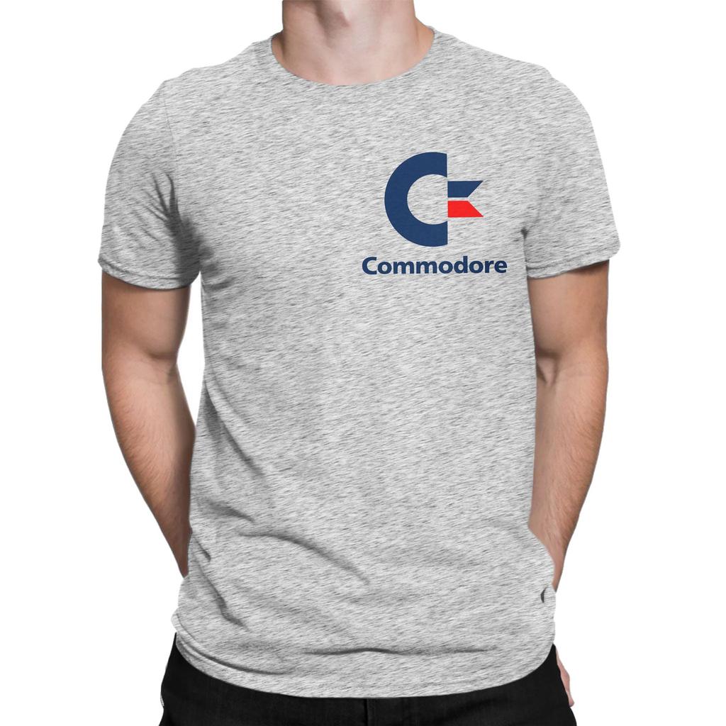 Logo Novelty 100 Cotton Tshirt Commodore Amiga 500 Tops Tees For Unisex