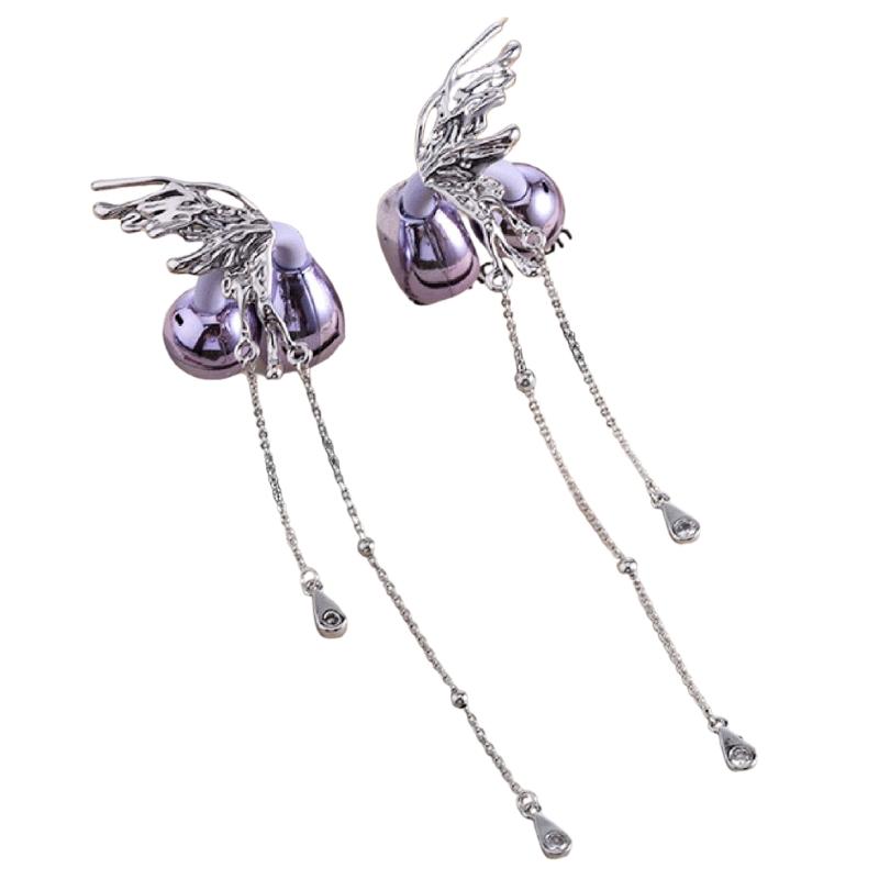 2 Stück/Set Kopfhörer-Durchmesser-Schnalle Zur Dekoration Metall-Ohrclip für Kopfhörer Exquisites Zubehör für kabellose Kopfhörer