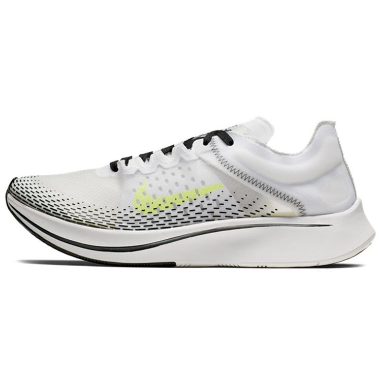 

Кроссовки унисекс Nike Zoom Fly SP Fast White Volt черные AT5242-170