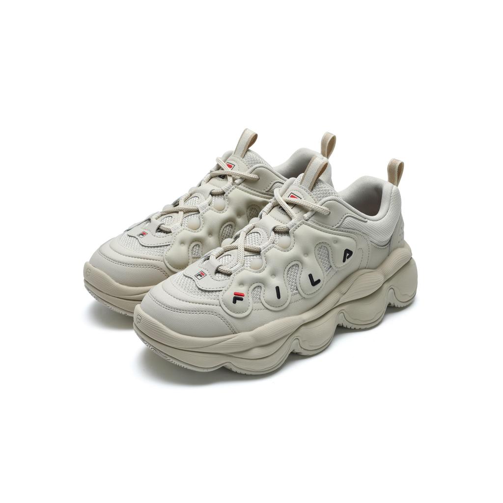 FILA Pease Comfortable Versatile Fashion Low-Top Lifestyle Casual Shoes Men sneakers Oatmeal-Brown F12M441117FVS