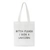 Women Book Bag New Arrival Letters Words Printed Shoulder Canvas Bags Fashion Bags Women Big Capacity Beach Students Handbag