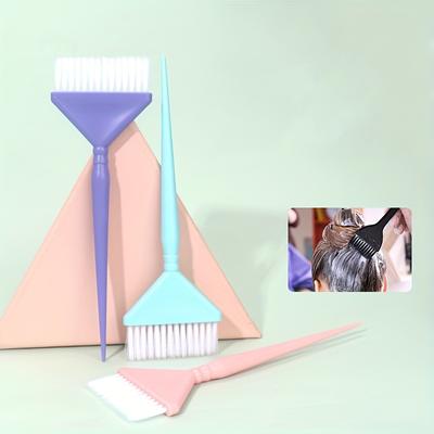 Professioneller Salon Haarfärbepinsel Kamm mit Nylonborsten, Spitzes Schwanzdesign für präzisen Auftrag, Modellierkamm Friseur- und Dauerwellwerkzeuge