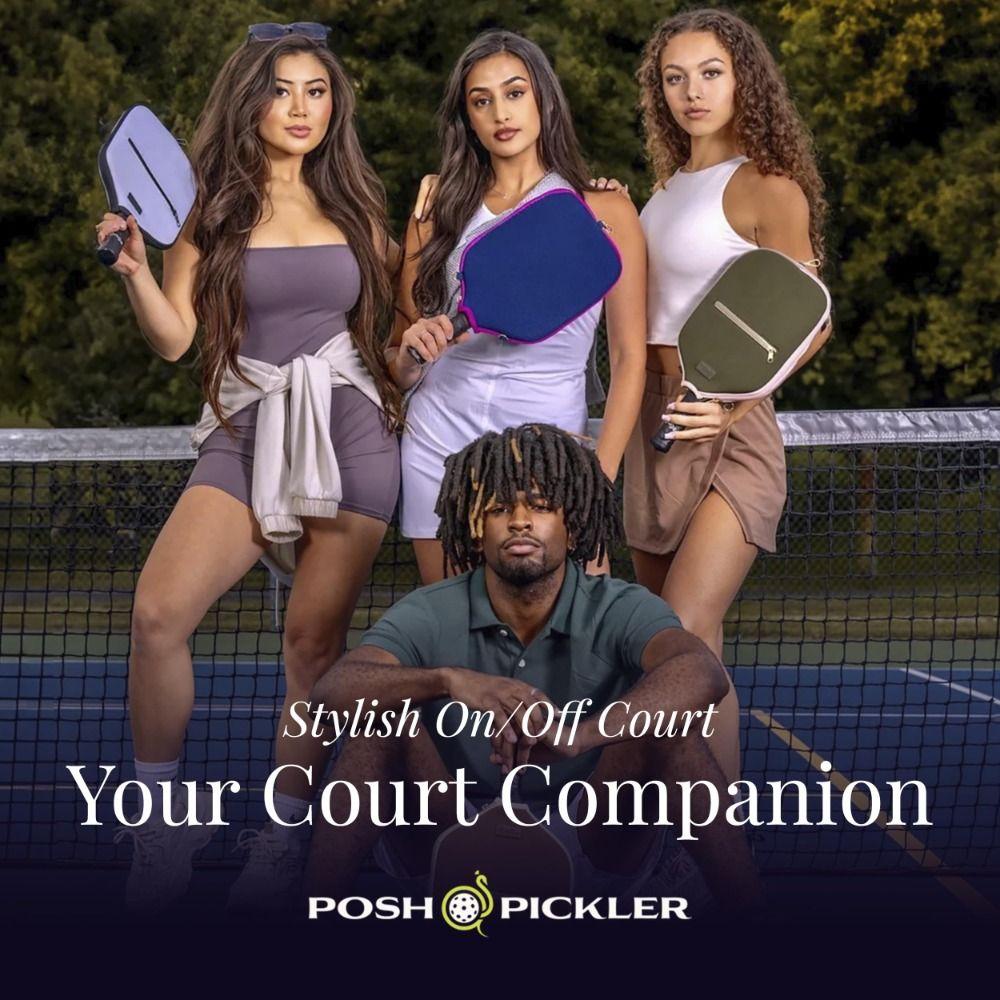 Water Resistant Pickleball Crossbody Bag Neoprene Paddle Protective Case  Tennis Court
