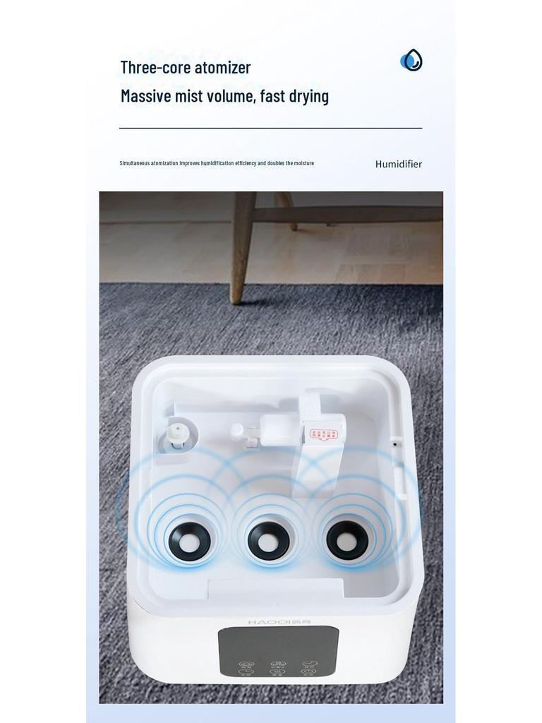 Haoqi Ultraschall-Luftbefeuchter für Industrie und Haushalt mit Gemüsekonservierung