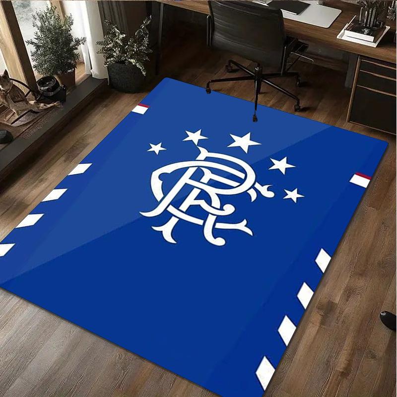 

1Pc Rangers Football Club Print Rug - home decoration Carpet For Living Room Bedroom Flooring Computer Chair Area Rug 40x60cm( 15x23in )