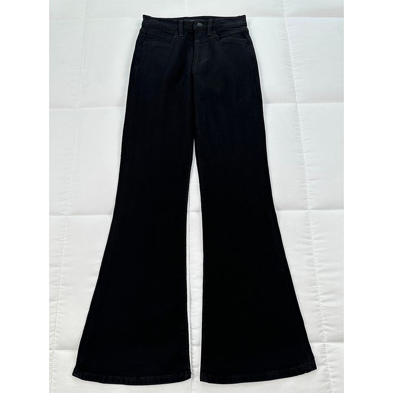 

Экспортные заказы Джо имеет R и не чувствует текстуру. Ткань Супер Зан! Ретро Высокий Эластичный Слегка Джинсовый Black 25