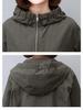 Mom's High-End Women's Hooded Jacket - New 2024 Spring/Autumn Casual Loose Fit