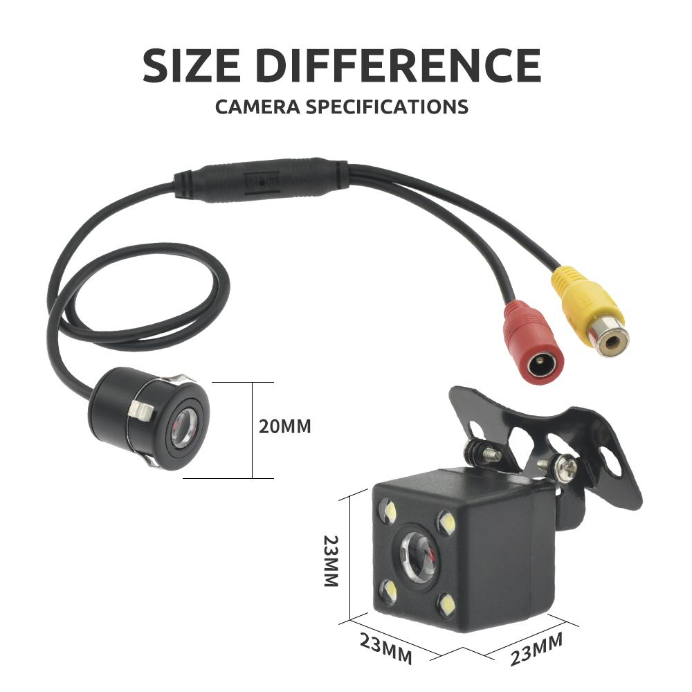 Parking Backup Car Rear View Camera Screen with Monitor Vehicle 9-36V LED HD Reversing with Screen 4.3 Inch