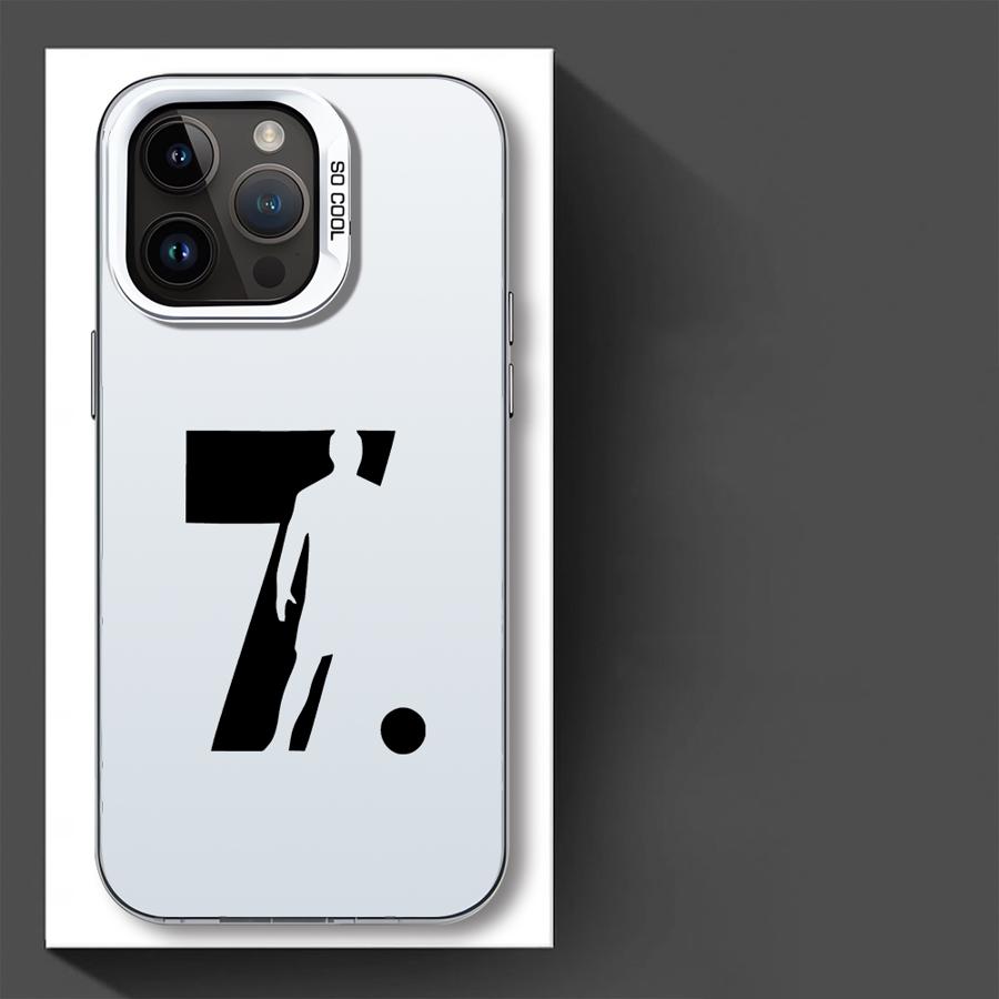 Cartoon Football Number 7 10 Phone Cover Case for iPhone 17 Pro Max 16 11 14 Plus Air 15 12 Pro 13