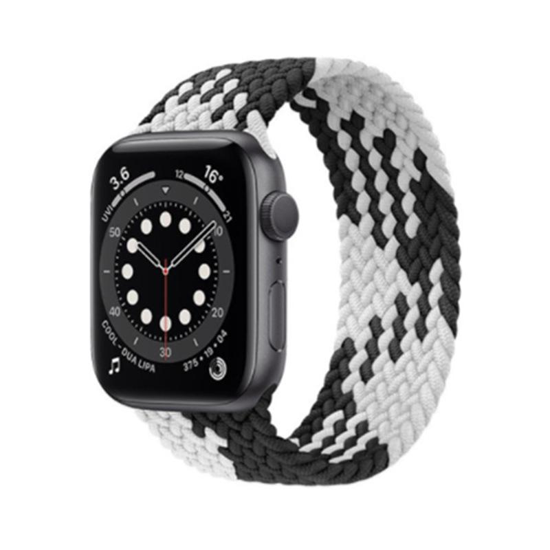 Waschbares Uhrenarmband aus Nylon mit Öse für die Apple Watch, Sport Fashion, 42 mm, 38 mm, elastisches Nylon-Gurtarmband, Iwatch-Serie Ultra 8, 7, 4, 5, SE, 6, 49 mm Band