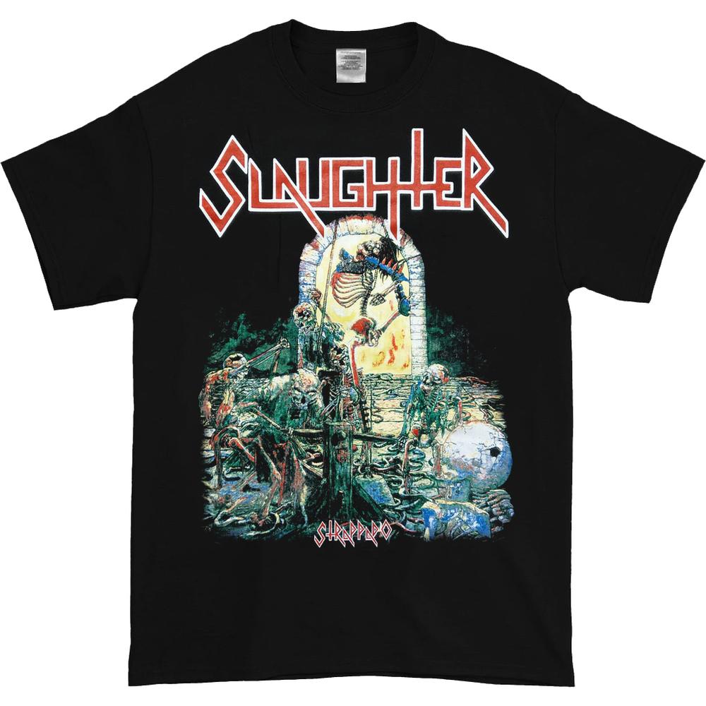 

Черная двусторонняя футболка унисекс Vintage Slaughter Strappado