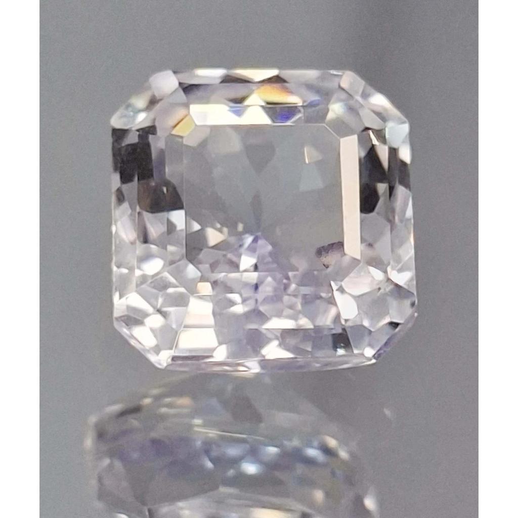 Certified Natural Light Blue Sapphire Asscher Cut 8-10 Ct Fabulous Gemstone