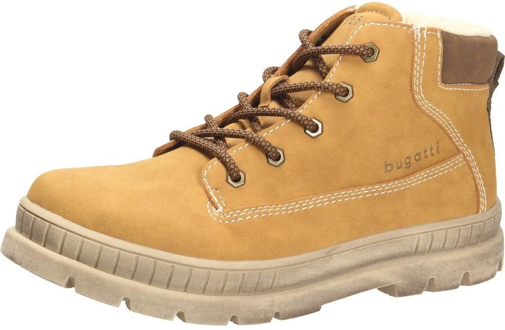 Сапоги Bugatti на шнуровке 'Pallario' сепия темно-коричневый 20816239