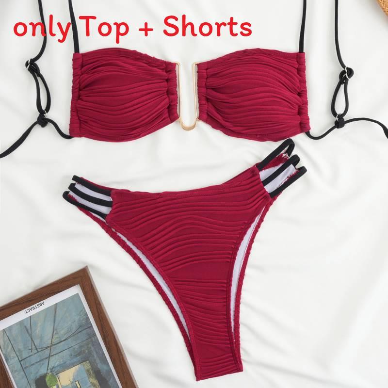 Womens Sexy Euro Bikini Set With Polyester Fabric For Swimming And Water Sports
