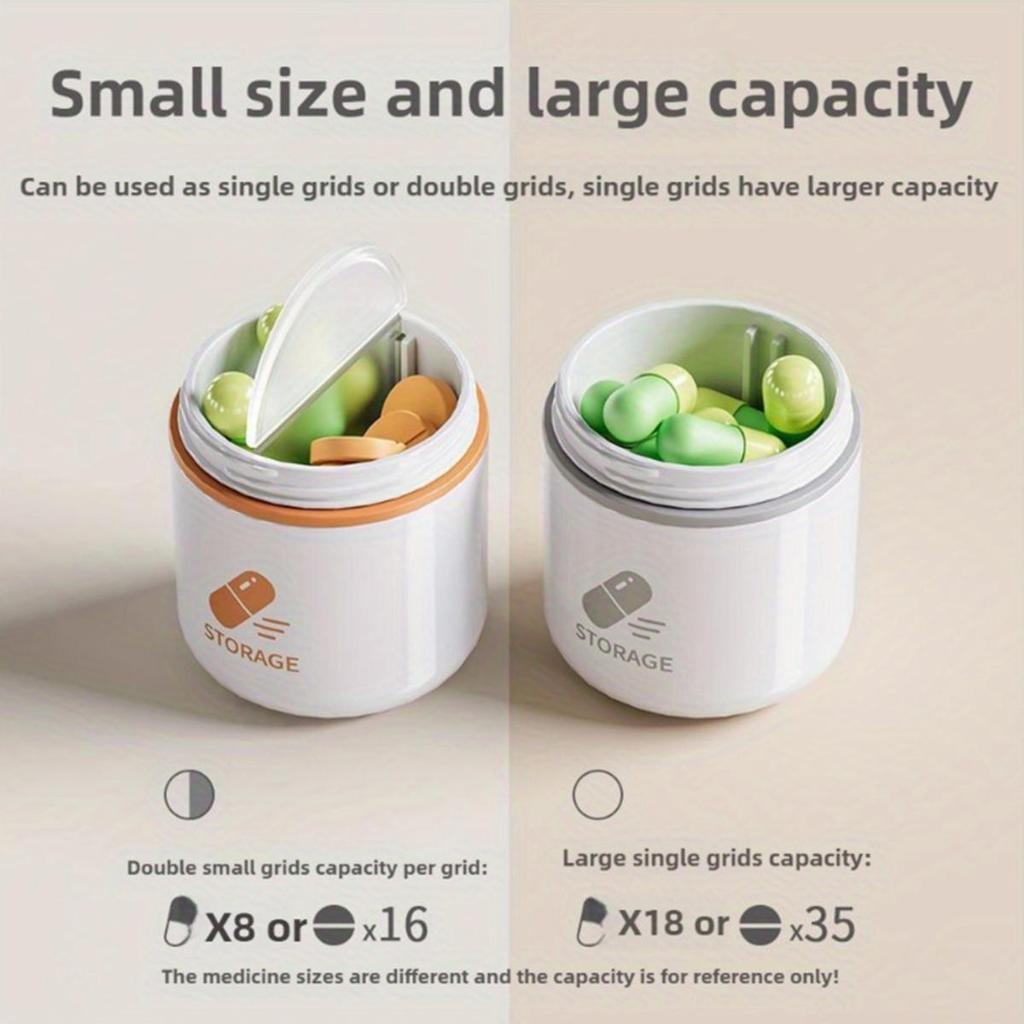 Mini Medication Box  Compact Convenient  Waterproof and Moisture Resistant Home Pill Storage Box
