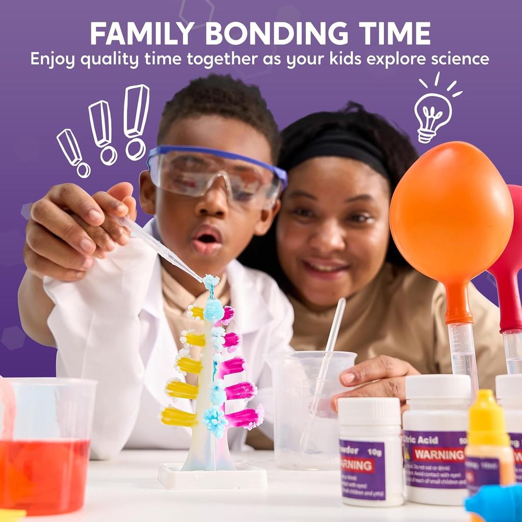 Joyfy Science Kits for Kids Age 8-12 STEM Educational Toys 50+ Chemistry Experiments Learning Resources