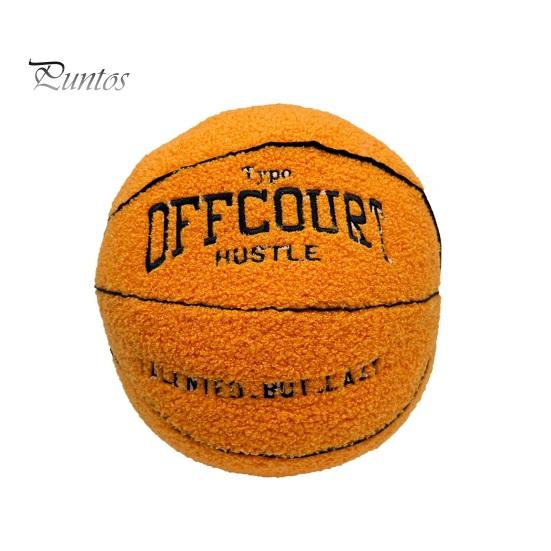 

Пушистая Баскетбольная плюшевая игрушка, мягкое украшение, супер мягкая износостойкая вышитая баскетбольная подушка, детская игрушка темно-оранжевого