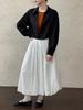 Lu Xi V-Neck Loose Long-Sleeve Casual Women's Top - Early Spring French Style