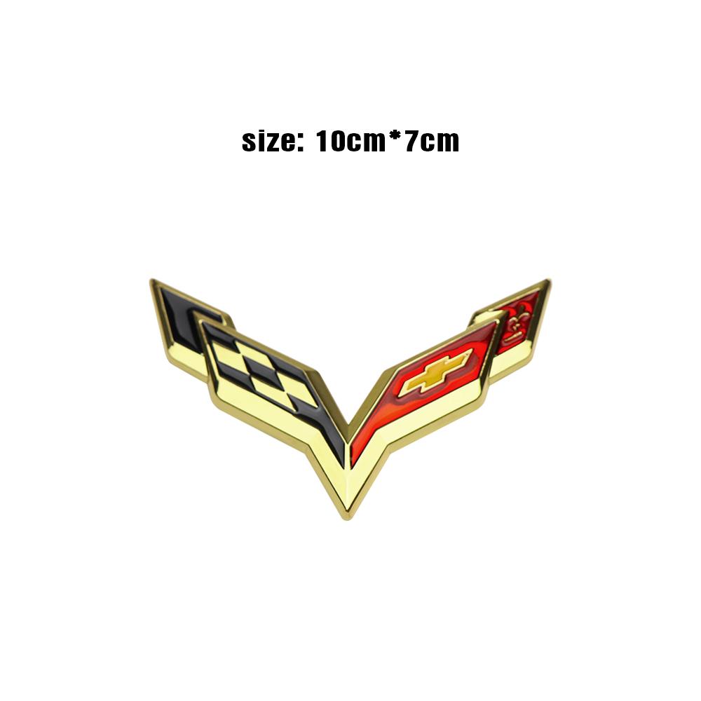 3D Metal Car Side Body Fender Sticker Wing Shape Decor Decal For Chevrolet SS Camaro Aveo Niva Captiva Cruze Malibu Captiva Trax