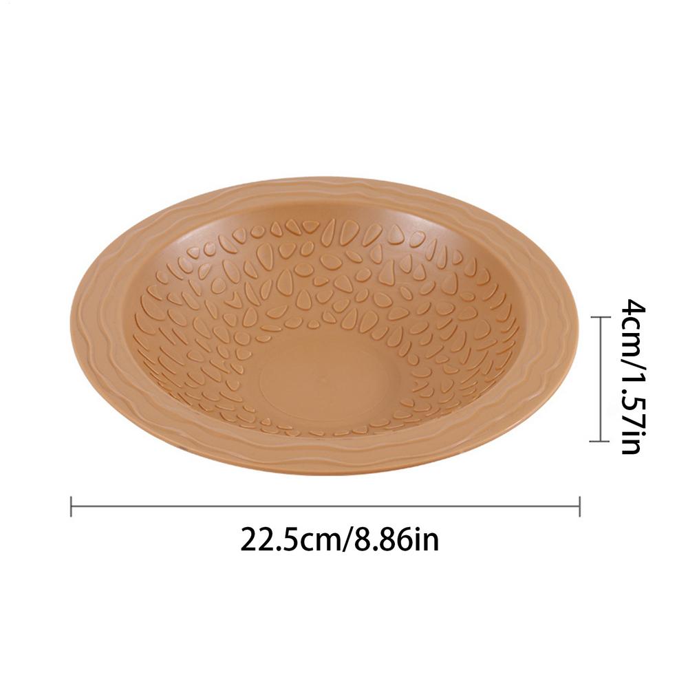 Reptile Water Bowl Anti-Slip Turtle Bathing Pool Aquarium Ornament Tortoise Accessories Snake Water Dish for Gecko Snake Turtle