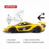 1:32 Scale McLaren P1 Diecast Model Cars Toy Cars, Alloy Pull Back Toy Car with Sound and Light Toy for Girls and Boys Kids Toys