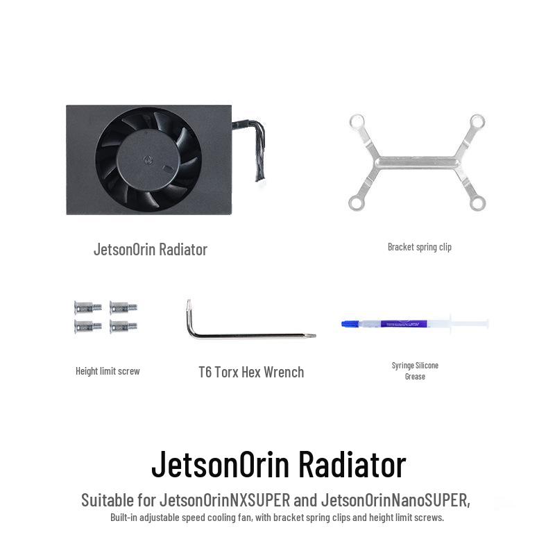 Jetson Orin Nano/NX PWM Adjustable Heatsink Fan for Xavier Cooler