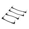 Universal Guitar Effect Pedal Instrument Patch Cable Right Angle Plug 15/20 Cm