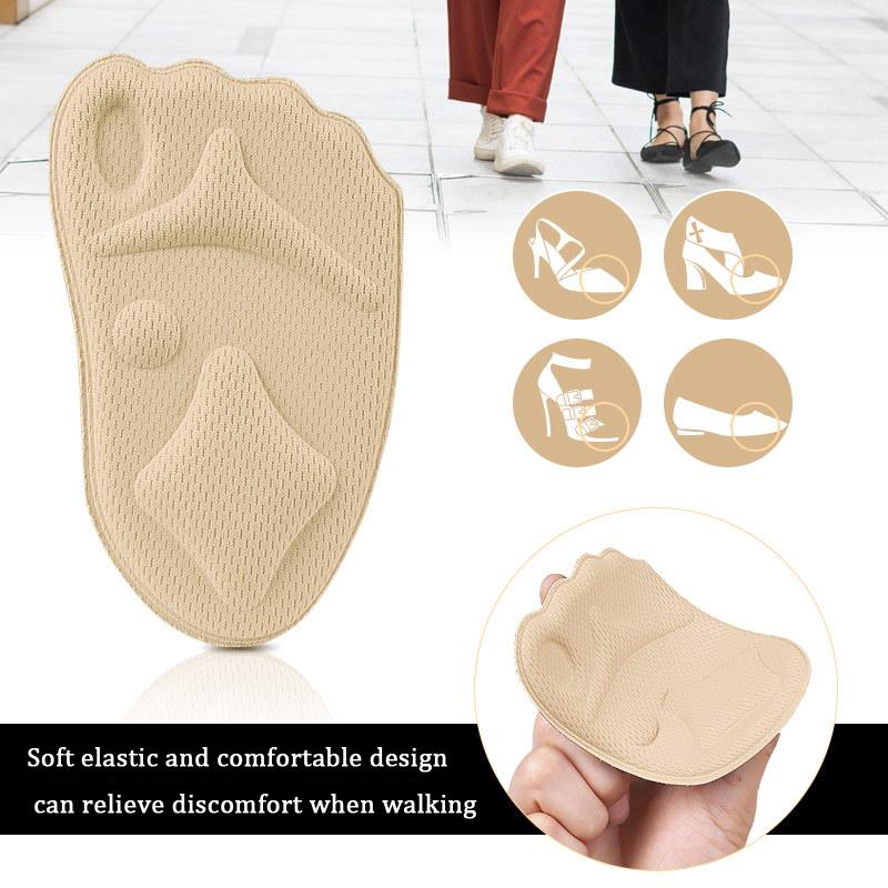 Women Forefoot Half Insoles for Shoes Shoe Size Reduce Insert Shoe Pads Comfort High Heels Toe Protector Cushion Foot Care Pad