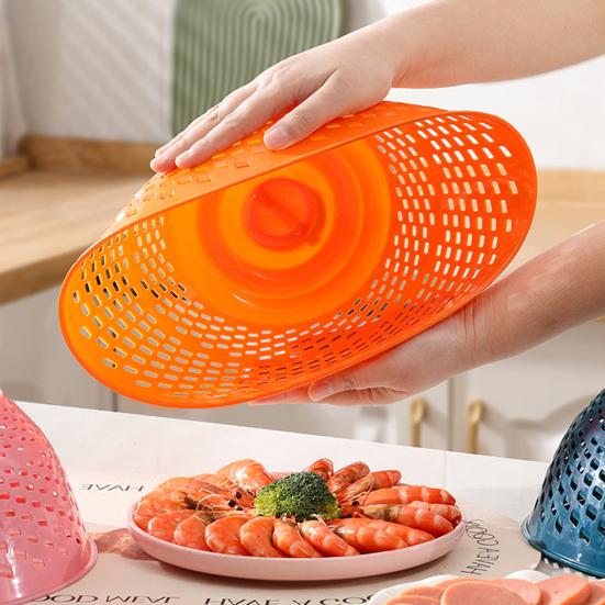 Adjustable Food Tent Cover Reusable Vegetable Washing Basket Food Umbrella Cover for Outdoor Picnic Camping BBQ Garden Party Food Protector Net for