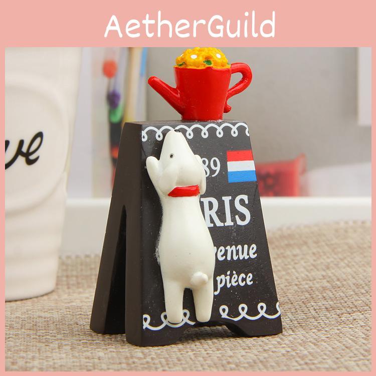 Crawl Resin Dog Billboards Ornament For Garden And Creative Landscape Design