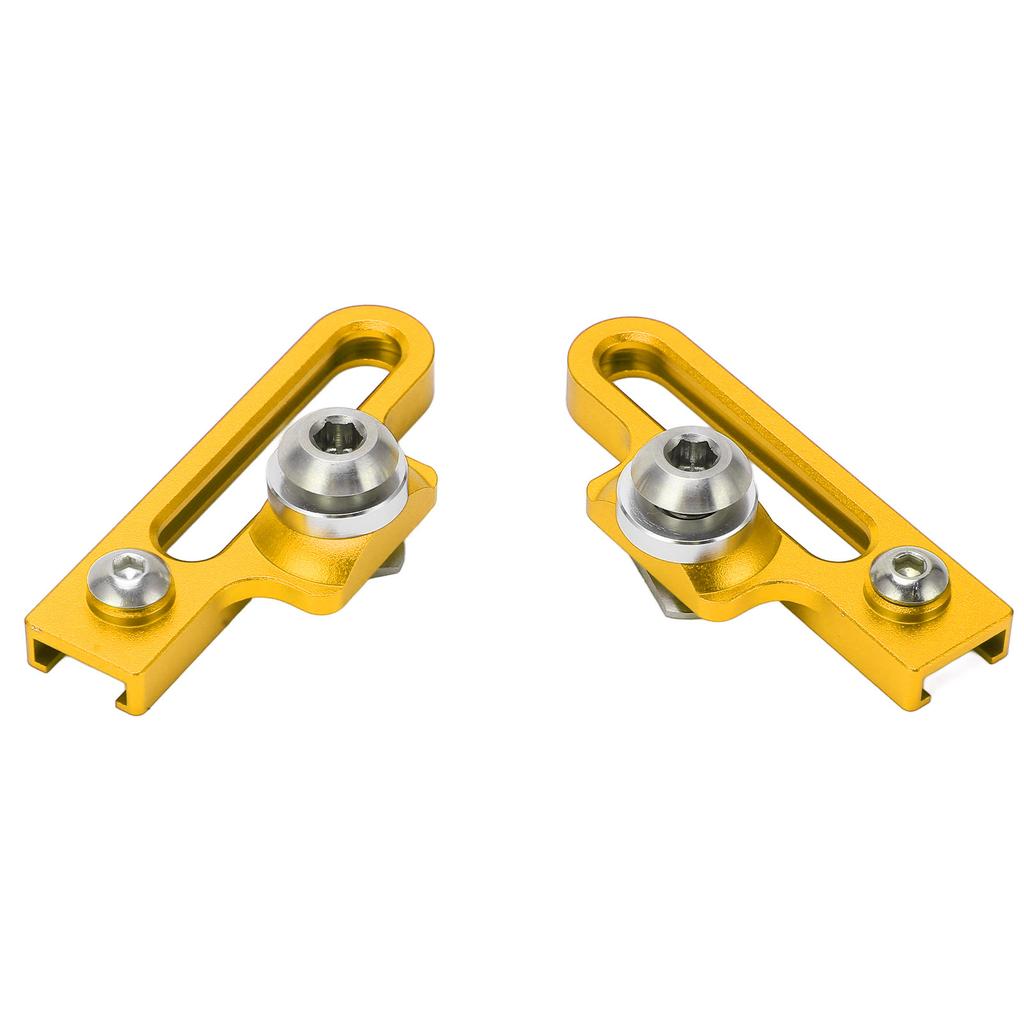 2Pcs Bike C Clamp Brake Pad Aluminum Alloy Extension C Caliper Adapter Brakes for Road BicyclesGold