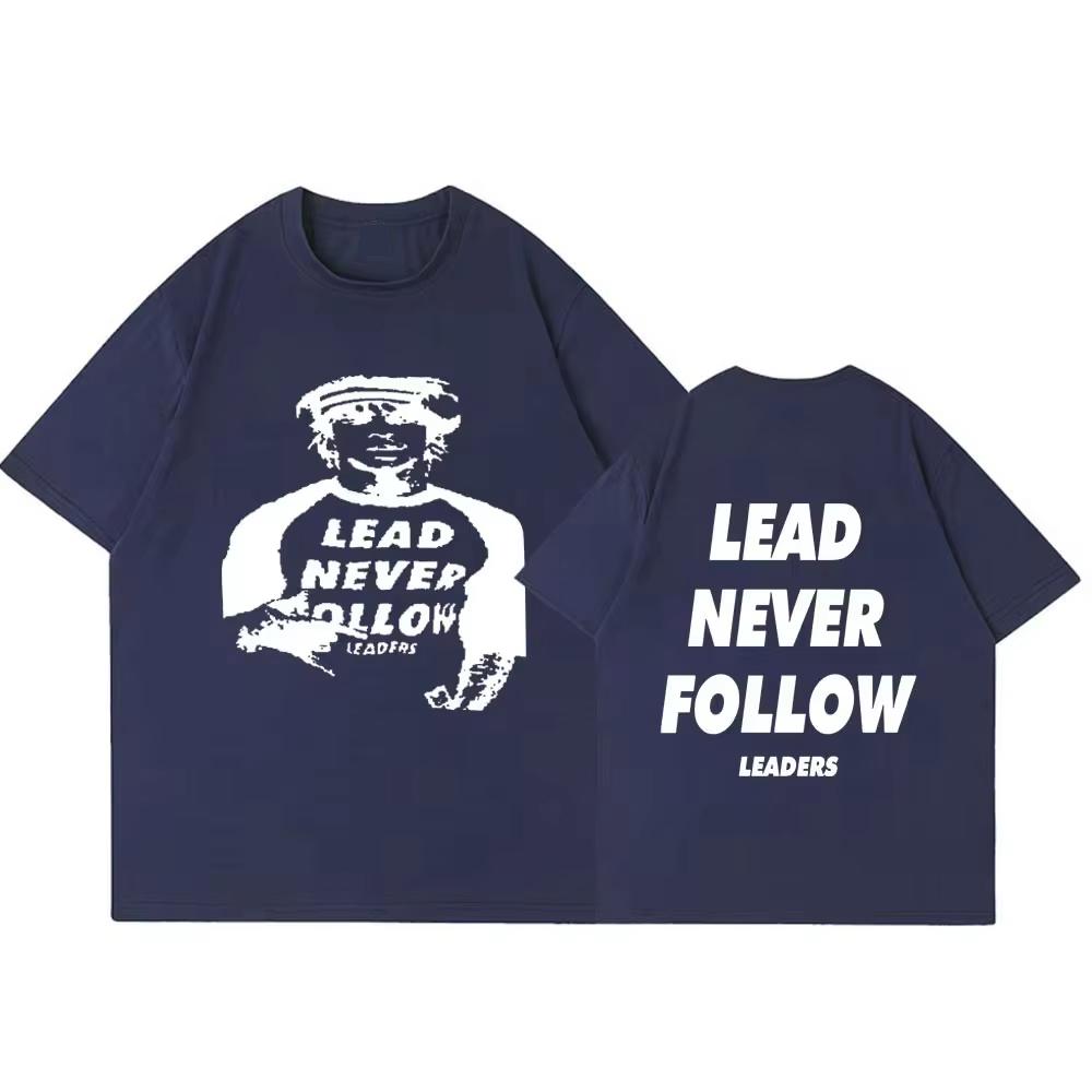 Rapper Chief Keef Lead leads high-quality T-shirts for men and women hip-hop retro cotton casual soft loose casual loose tops