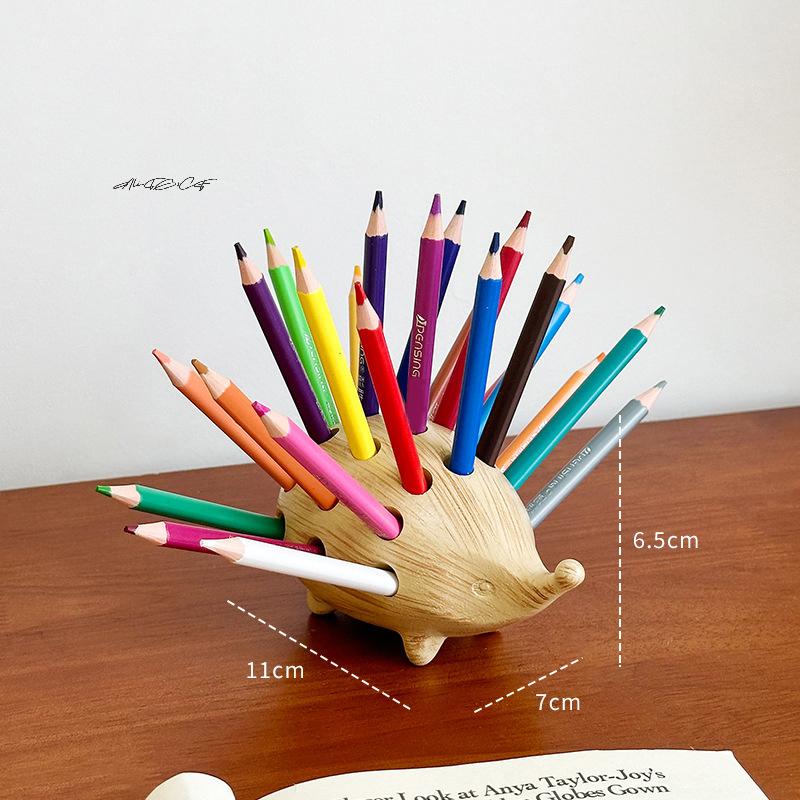 Niedlicher kreativer igelförmiger Stifthalter Stifteaufbewahrungsbox für Studenten Büro Schreibtischdekorationen