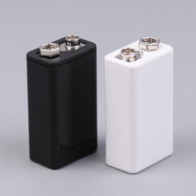 1/5/8 Piezas Estuche para Batería Tipo C de 9V 6F22 Caja de Almacenamiento para Baterías de Litio Soporte Cuadrado para Baterías Contenedor Portátil con Clip para Baterías