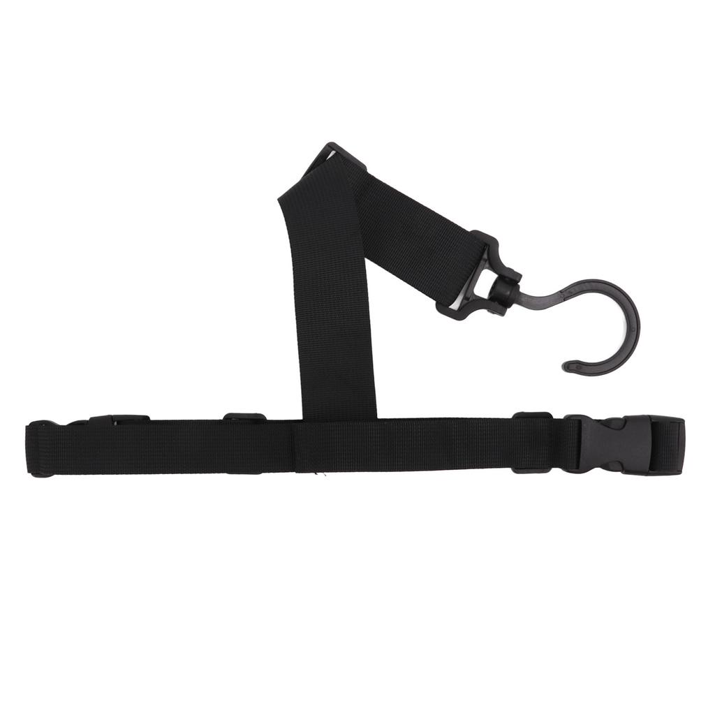 Outdoor Fishing Wader Boot Hanger 360° Rotating Buckle Adjustable Wader Boots Strap for Fishing