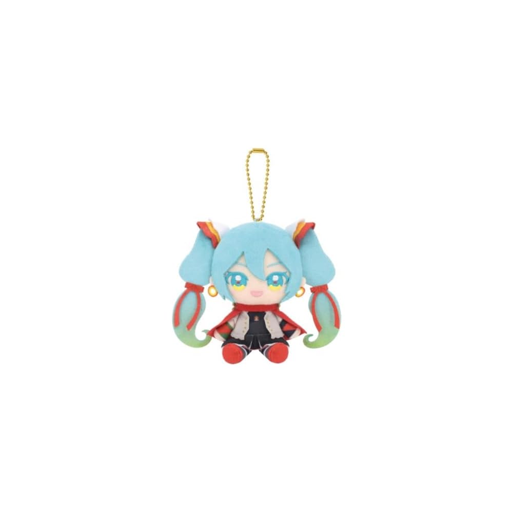 

Gundam 45th Anniversary x Hatsune Miku Chibi Plush Sitting Mascot Collectible Toy