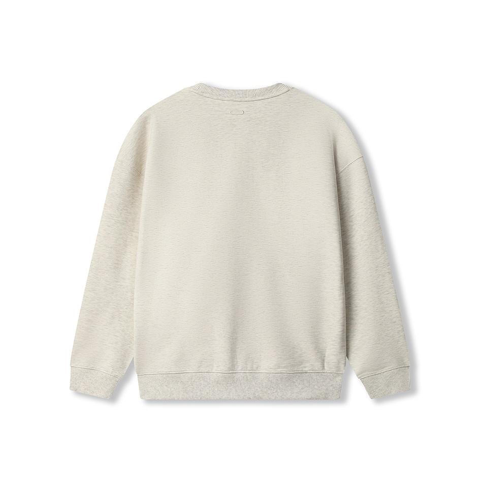 Fila Milano Series Fashion Simple Retro Basic Casual Everyday Versatile Comfortable Crew Neck Pullover Sweatshirt Men Sweatshirt F11M535201F-LK