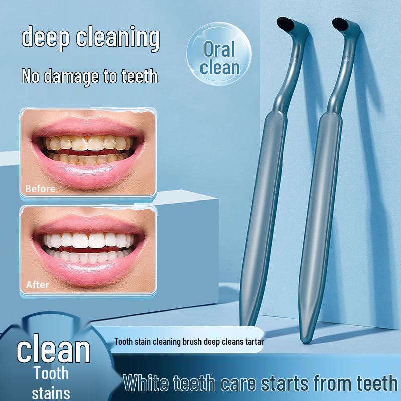 

GECOMO L-образная щетка для чистки зубного налета и зубного камня - Бережная глубокая чистка зубов и полости рта