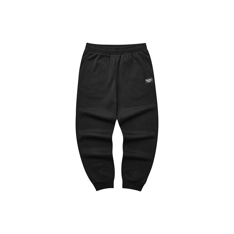 Skechers Однотонные флисовые брюки-джоггеры вязаные мужские низ Carbon-Black L323M086-0018 M