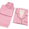 Pajamas pink polka dot ice silk pajamas women's long-sleeved trousers set Douyin Xiaohongshu loungewear set