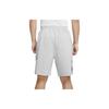 Nike Pantalones cortos de baloncesto Dri-FIT Sport Standard Issue de color sólido con cordones de tiro medio para hombre Gris Lobo Negro FN2891-012