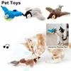 Interactive Flying Bird Cat Toy with Catnip Flapping Chirping Bird Cat Toy for Kittens And Cats