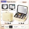 OBOX Portable Travel Cosmetic Bag with Mirror