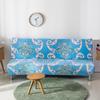 Stretch Folding Sofa Bed Cover Four Seasons Fabric Sofa Cover Full Covered All-Inclusive Double Three-Person Gloves without Support