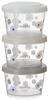 Skater Storage for Side Miffy Made in Japan SIJ3-A Containers, 3-Pack, 240ml, Dishes, Monotone,