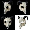 Halloween Sheep Skull Mask Resin Material Role Play Accessory For Costumes And Festivals